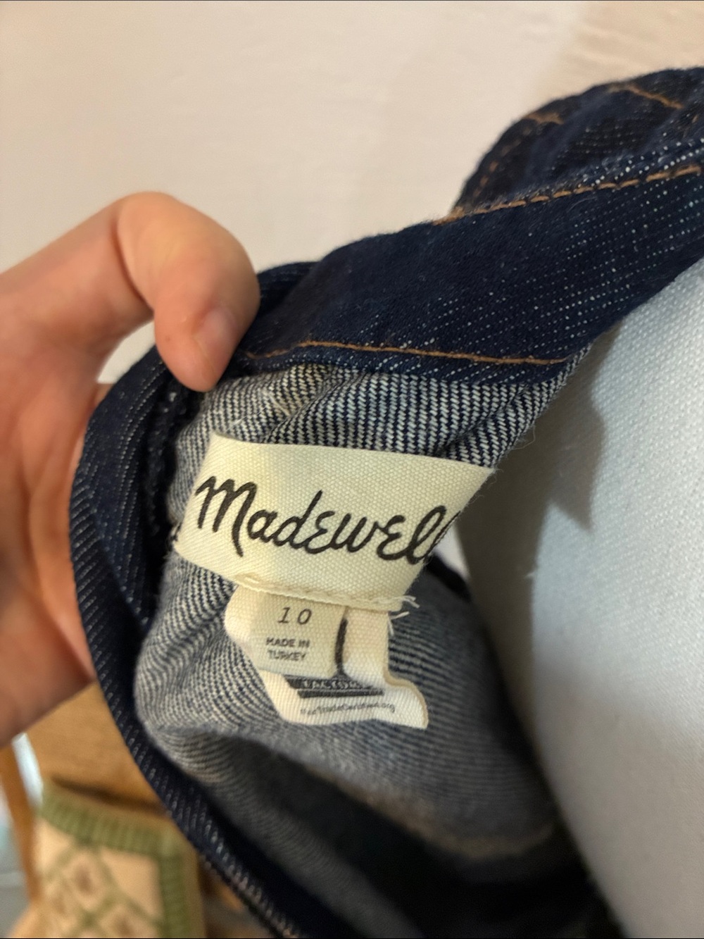 Madewell Sleeveless Denim Shift Mini Dress - Picture 12 of 12